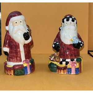 Debbie Mumm Christmas Santa Salt & Pepper Shakers‎ by Sakura